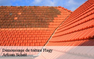  Démoussage de tuile à Flagy: une opération qui réduit la porosité de votre couverture